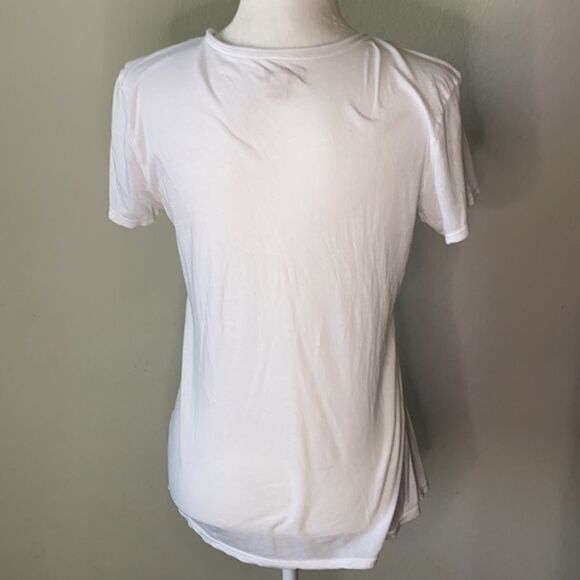 True Religion Soft White V Neck Tee Shirt Small - Picture 4 of 6